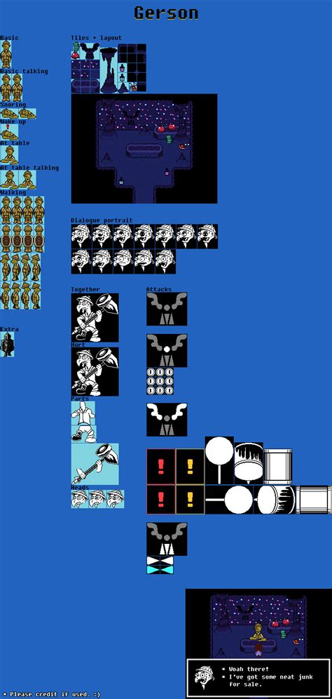 gerson undertale|gerson undertale spriters resource.